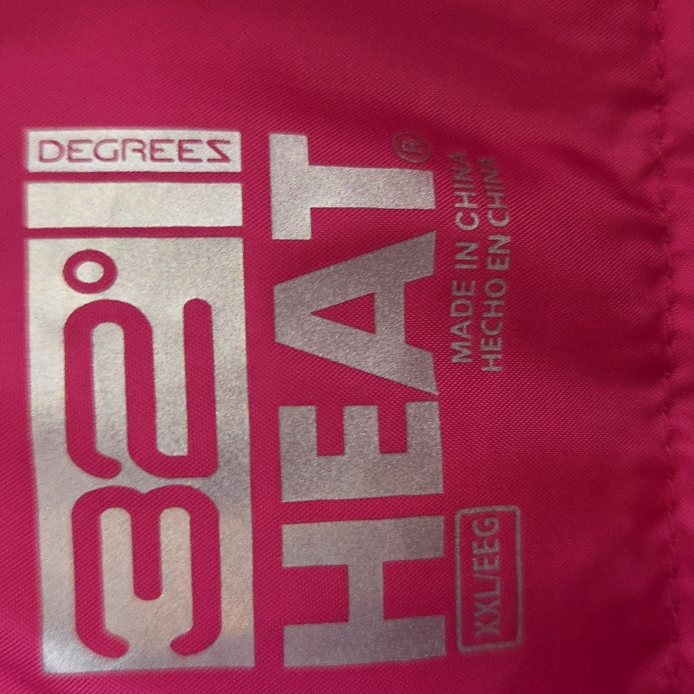 32 Degrees Hot Pink Quilted Puffer Jacket - Picture 2 of 4